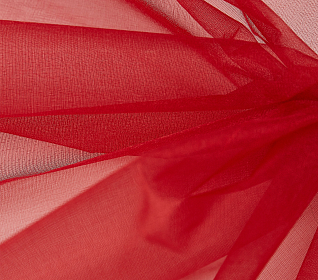 Органза Яркий красный (162)